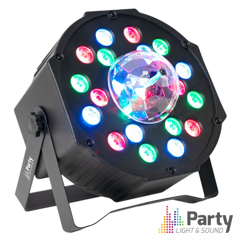 Projetor Par C/ 18 Leds Astro Dmx Party - Tauu.pt