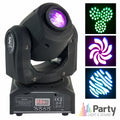 Moving Head Mini 1 Led Cree Branco 10W Gobo Dmx Mic Party - Tauu,pt