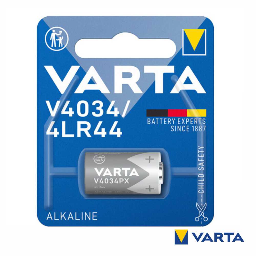 Pilha Alcalina 4Lr44 6V 100Ma Blister Varta - Tauu,pt