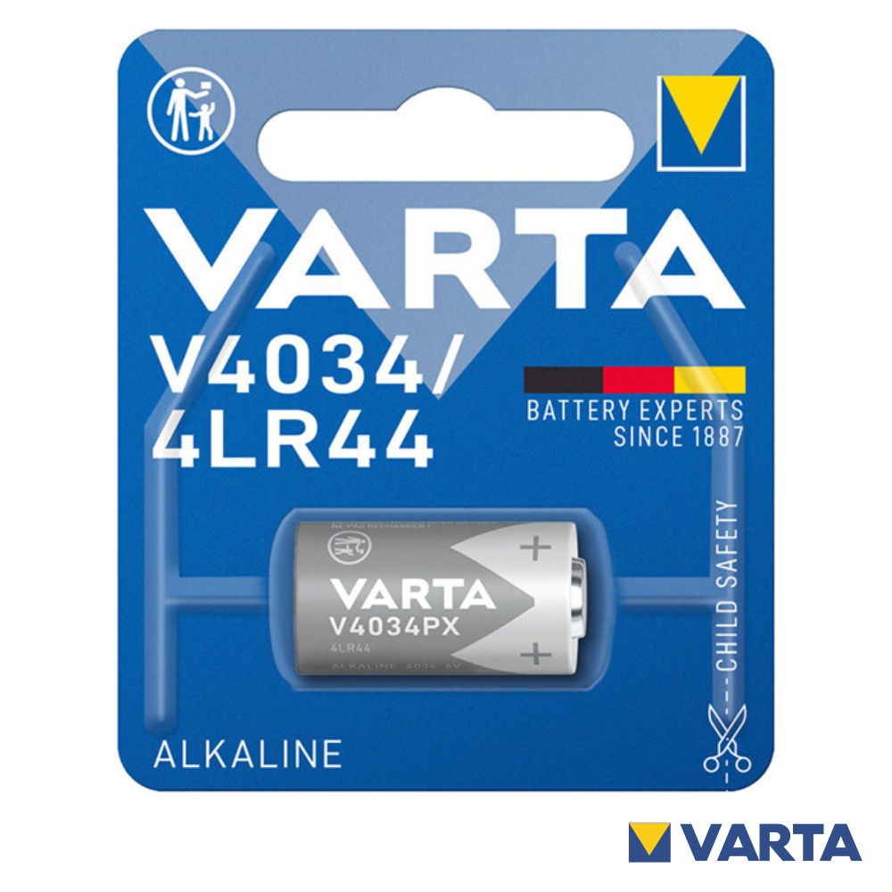 Pilha Alcalina 4Lr44 6V 100Ma Blister Varta - Tauu.pt