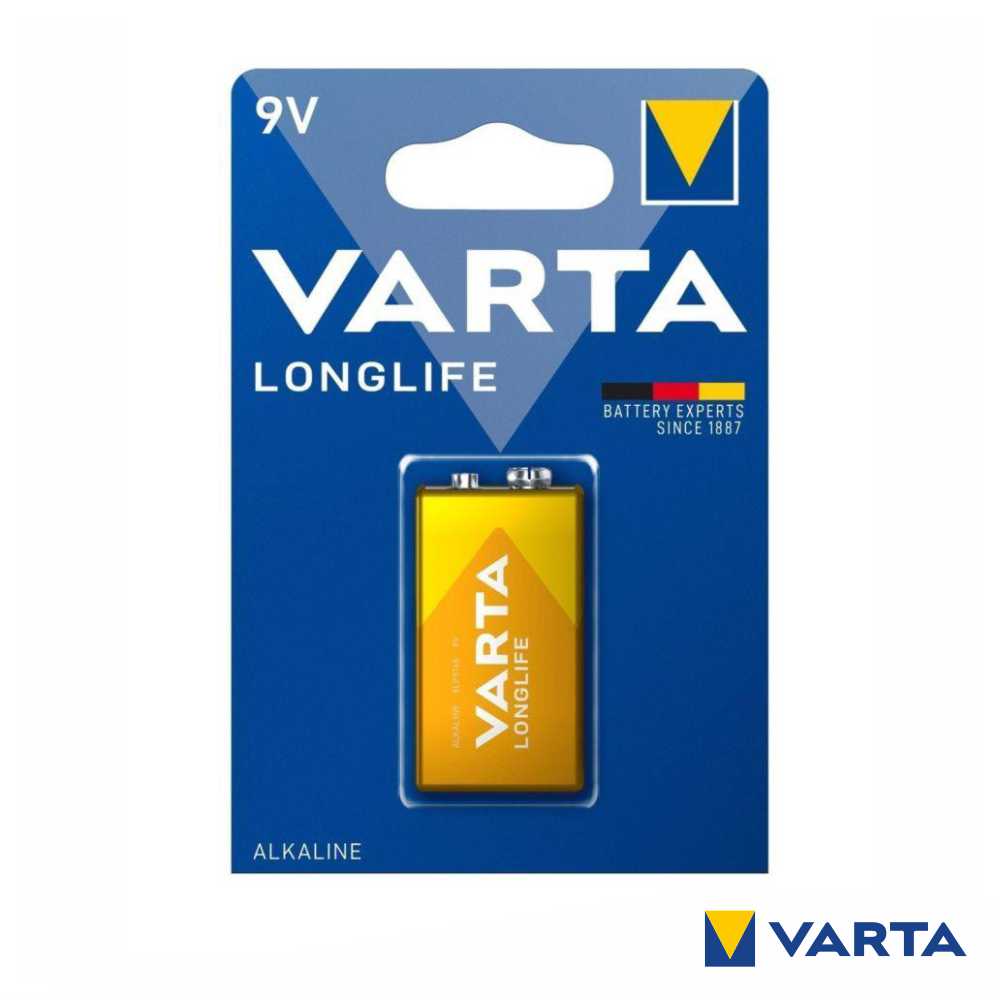 Pilha Alcalina 9V/6Lr61 Longlife Varta - Tauu.pt