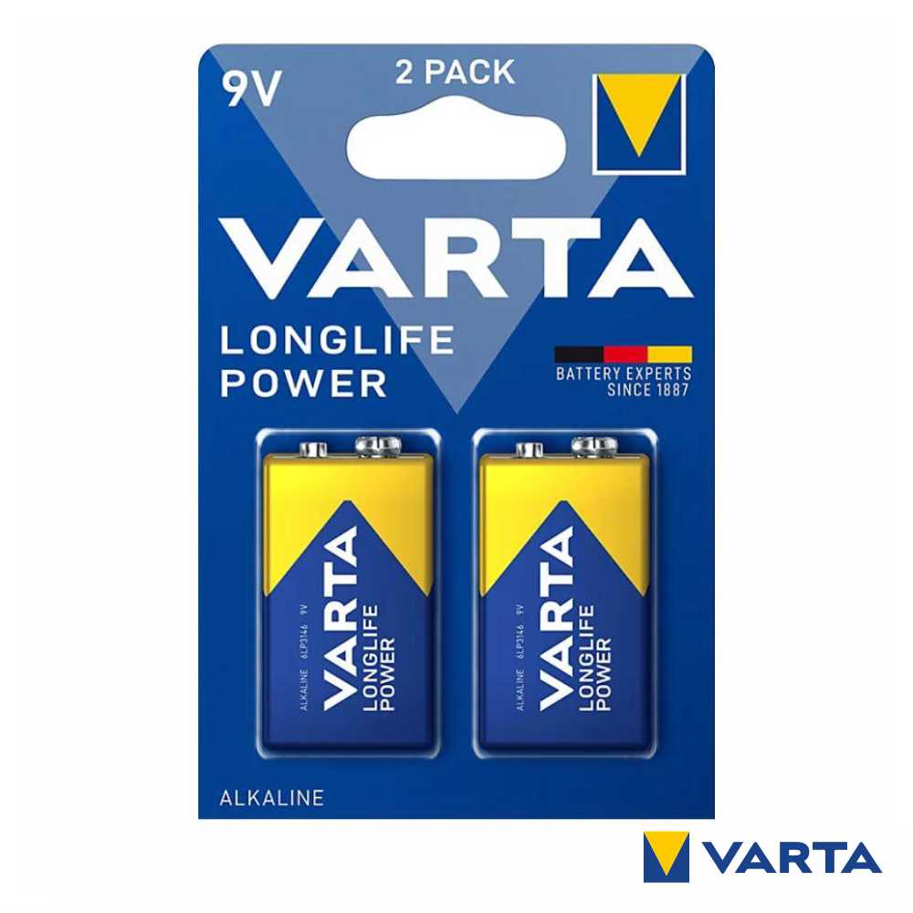Pilha Alcalina 2X 9V/6Lp3146 Longlife Power Varta - Tauu,pt