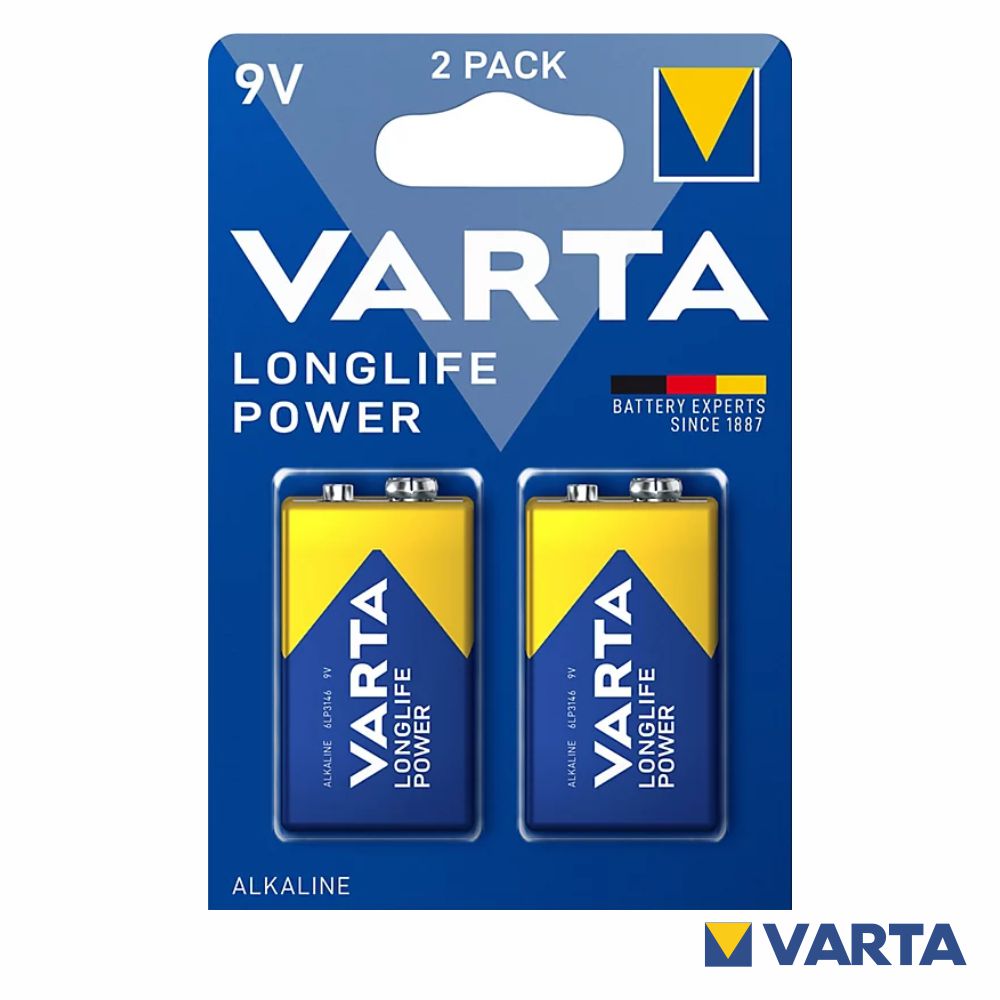 Pilha Alcalina 2X 9V/6Lp3146 Longlife Power Varta - Tauu.pt