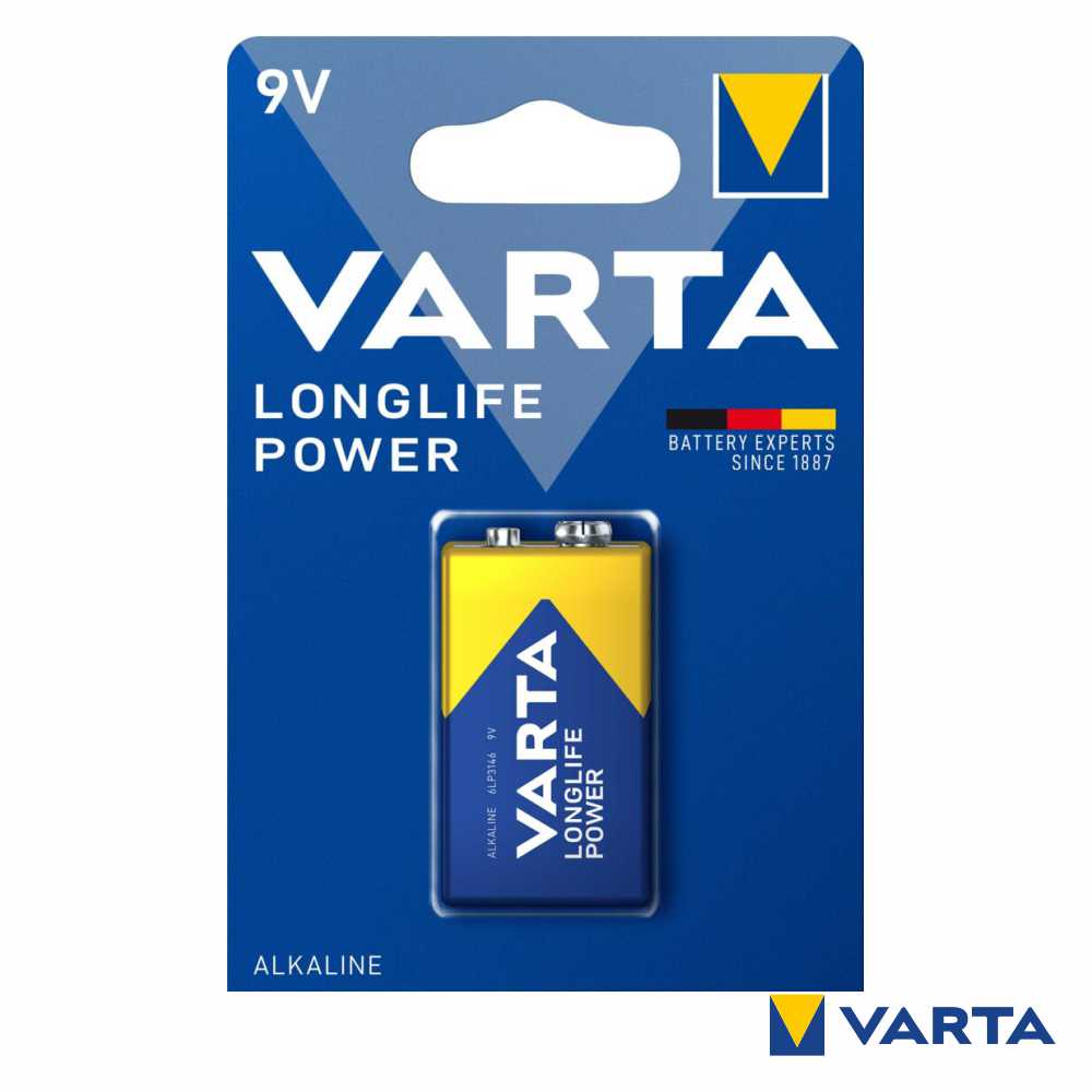 Pilha Alcalina 9V/6Lp3146 Longlife Energy Varta - Tauu,pt