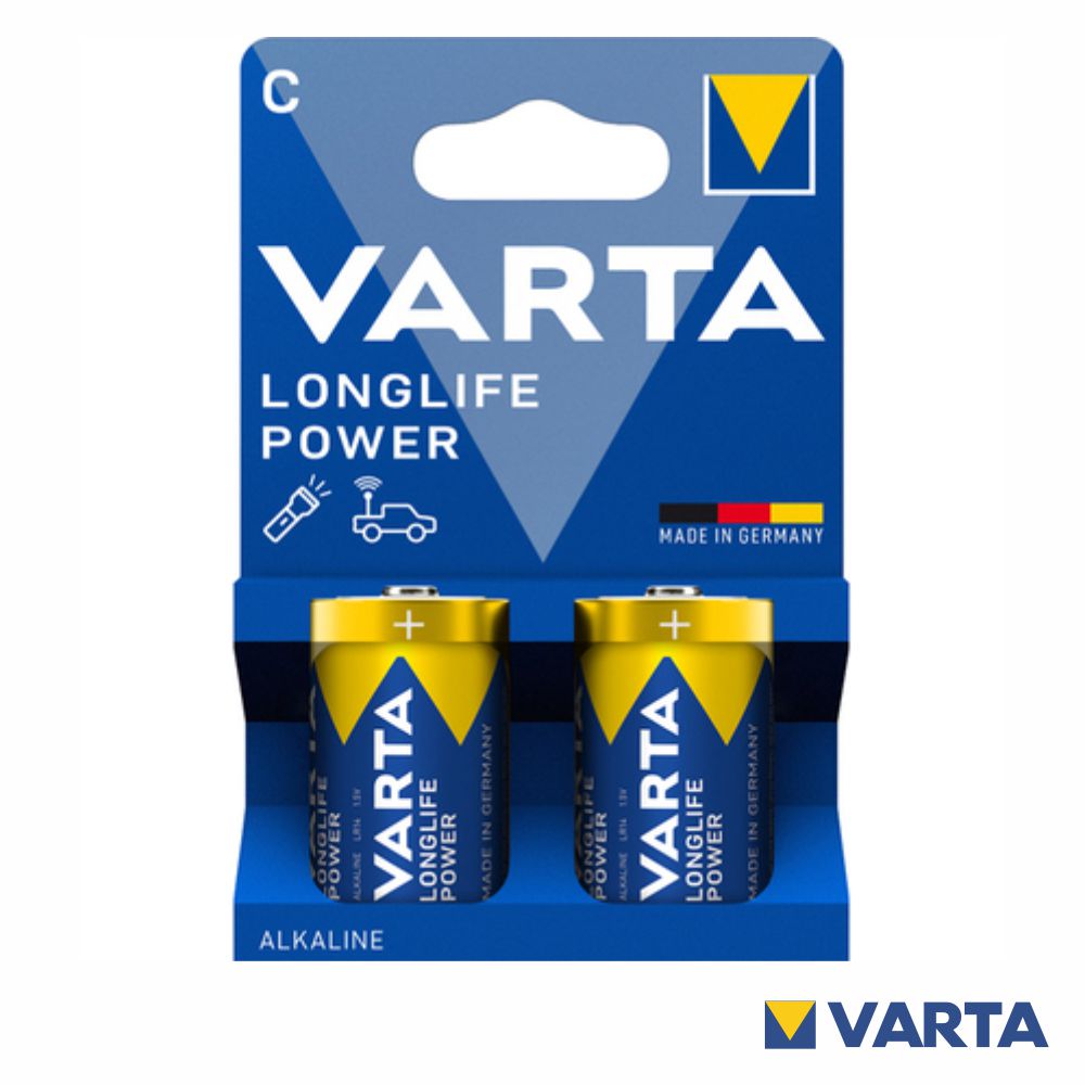 Pilha Alcalina Lr14/C 1.5V 2X Blister Varta - Tauu.pt