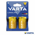 Pilha Alcalina Lr20/D 1.5V 2X  Longlife Varta - Tauu.pt