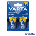 Pilha Alcalina Lr20/D 1.5V 2X Longlife Power Varta - Tauu.pt
