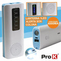 Powerbank 4000Ma C/ Coluna Bluetooth + Lanterna E Sos Prok - Tauu,pt