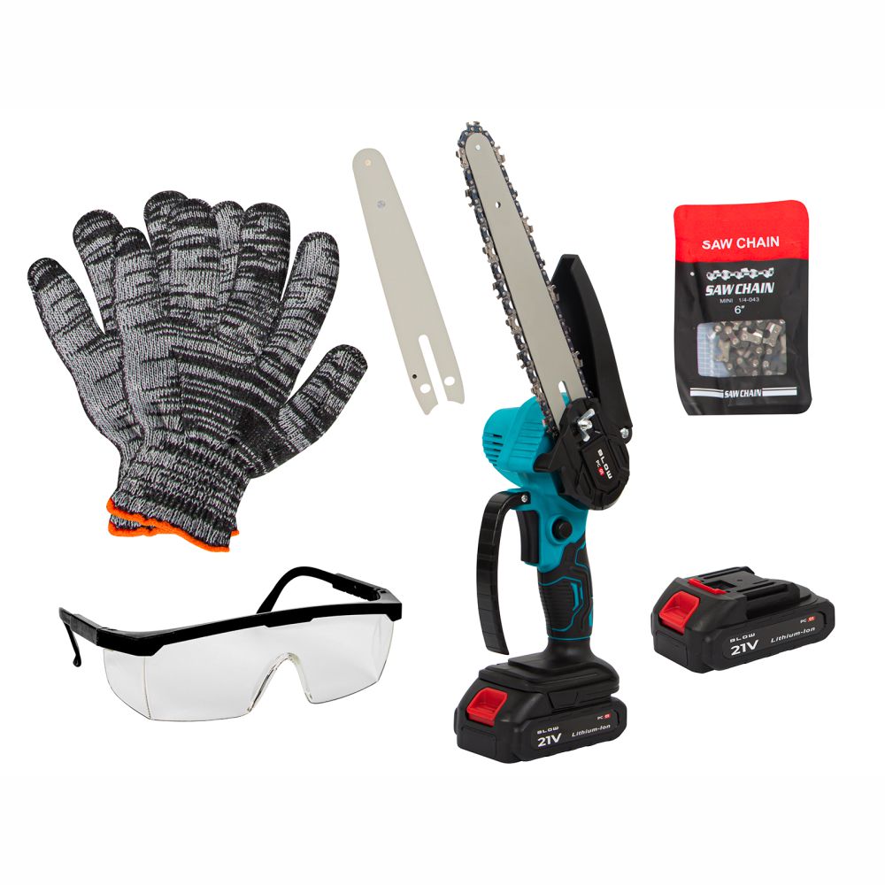 Kit Completo Eletroserra De Mão 6"/8" 21V Blow - Tauu.pt