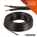 Cabo Coluna 2X0.50Mm Preto Paralelo Vsound - Tauu.pt