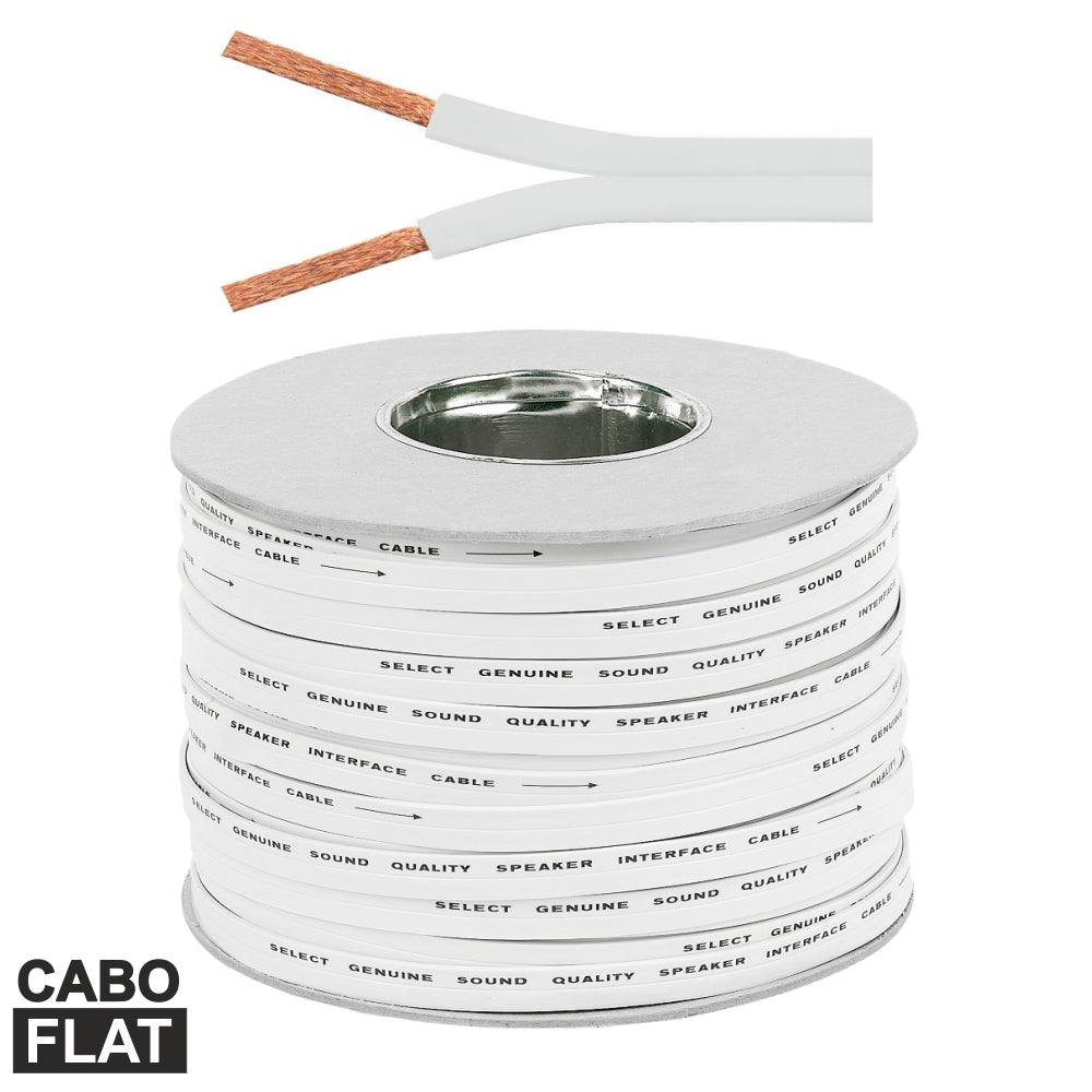 Cabo Coluna 2X1.50Mm Branco Flat - Tauu.pt