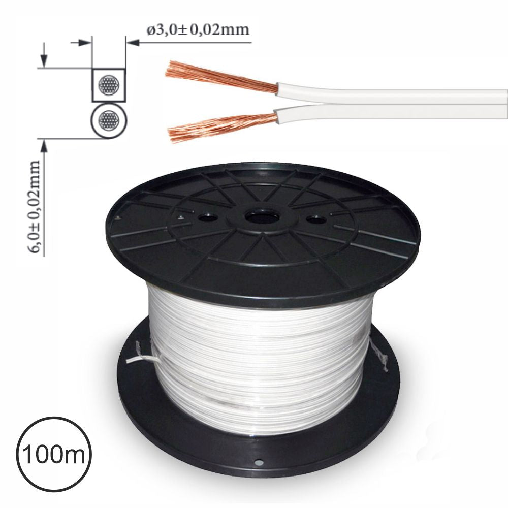 Cabo Coluna 2X1.5Mm Branco Paralelo - Tauu.pt