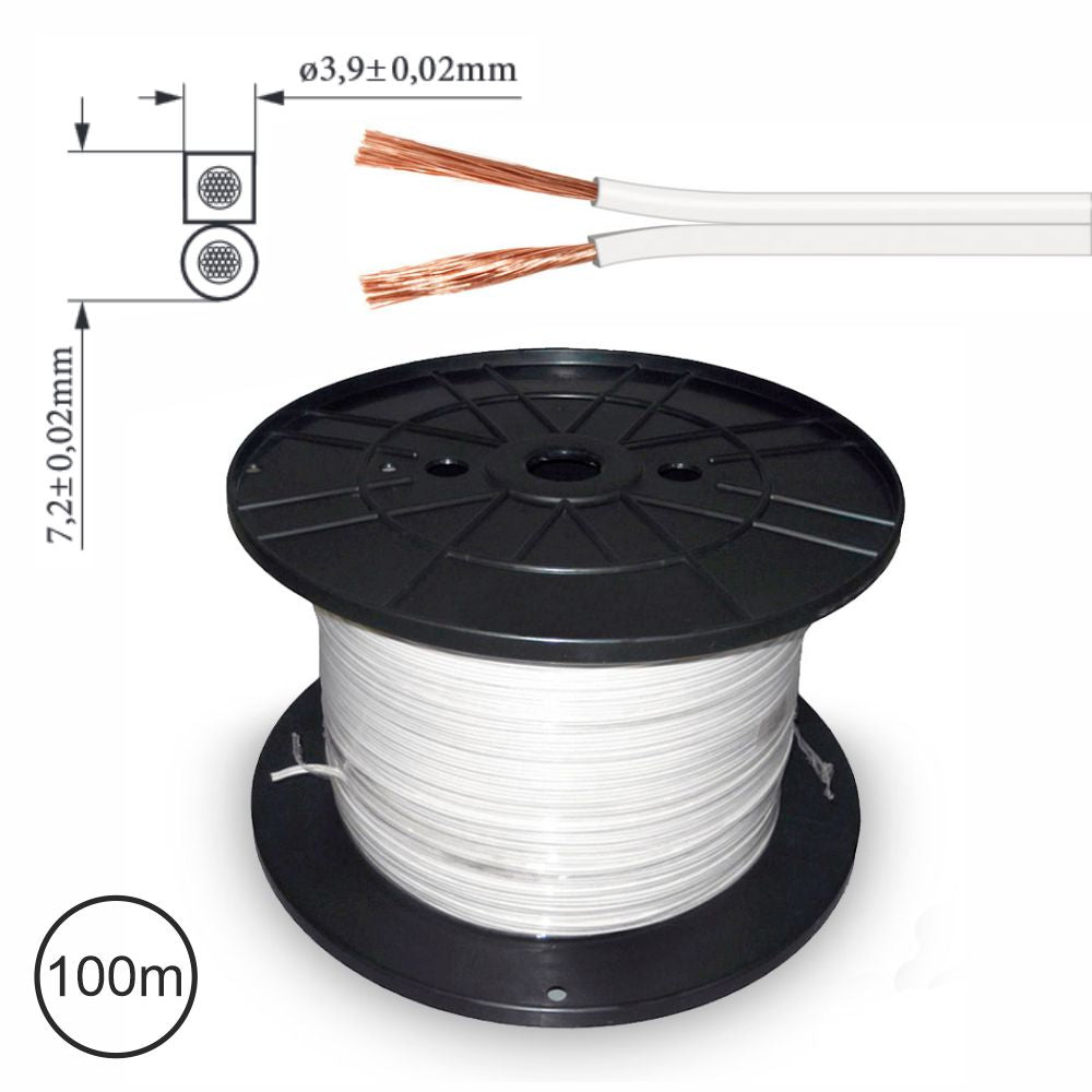 Cabo Coluna 2X2,5Mm Branco Paralelo - Tauu,pt