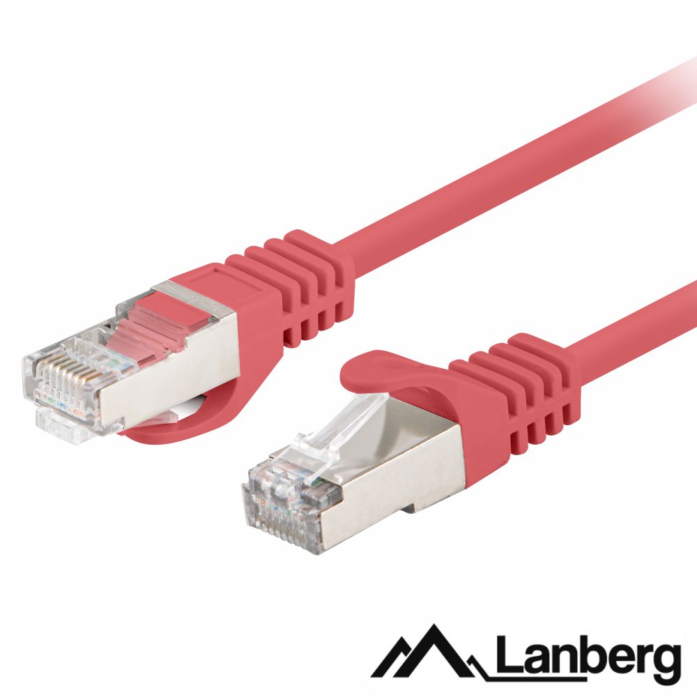 Cabo Ftp Lszh Cat6 5M Vermelho Lanberg - Tauu.pt
