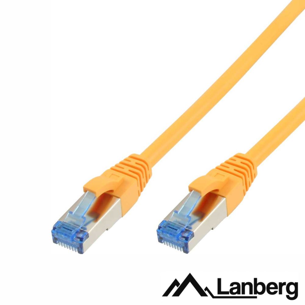 Cabo S/Ftp Lszh Cat6A 1,5M Amarelo Lanberg - Tauu,pt