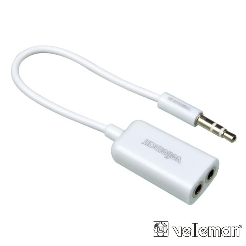 Cabo Adaptador Jack 3,5Mm Macho 3P P/ 2 Jack 3,5Mm Fêmea - Tauu,pt