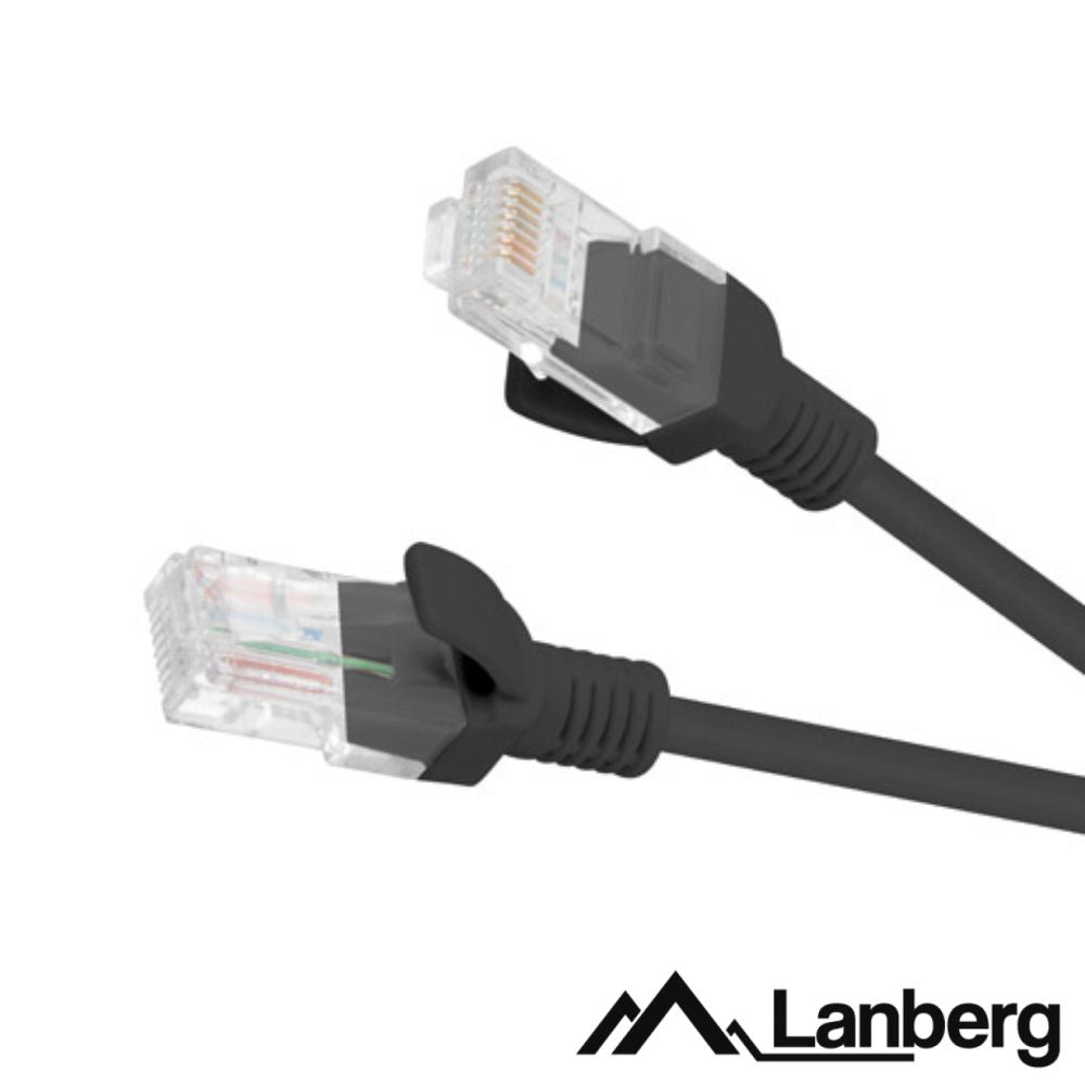 Cabo Utp Cat5E 25Cm Preto Lanberg - Tauu,pt