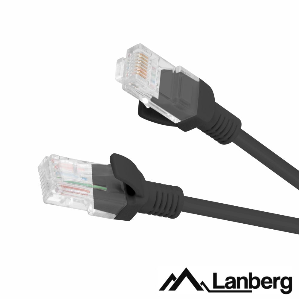 Cabo Utp Cat5E 2M Preto Lanberg - Tauu.pt