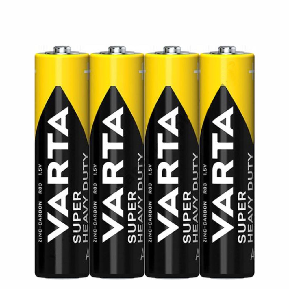 Pilha Zinco-Carvão R03/Aaa 1.5V 4X Super Heavy Duty Varta - Tauu.pt