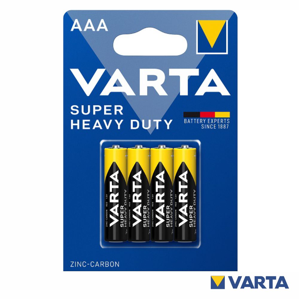 Pilha Zinco-Carvão R03/Aaa 1.5V 4X Blister Varta - Tauu.pt