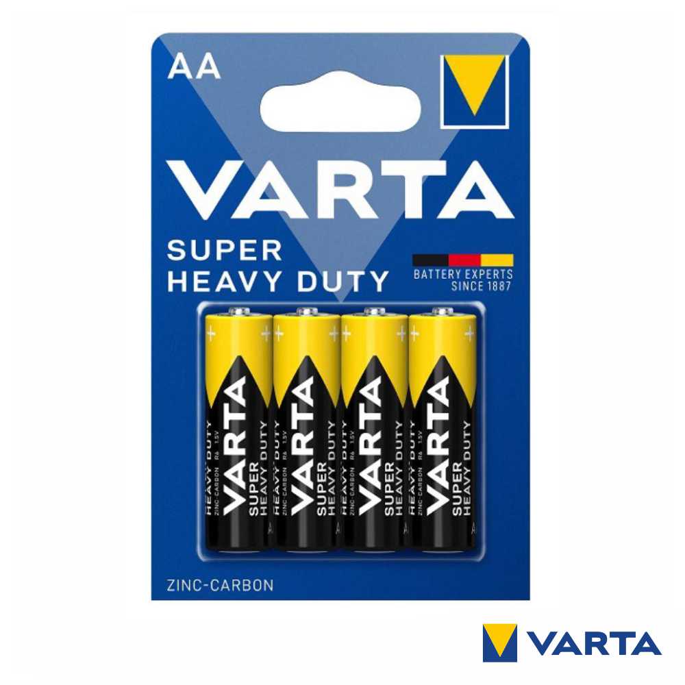 Pilha Zinco-Carvão R6/Aa 1,5V 4X Blister Varta - Tauu,pt