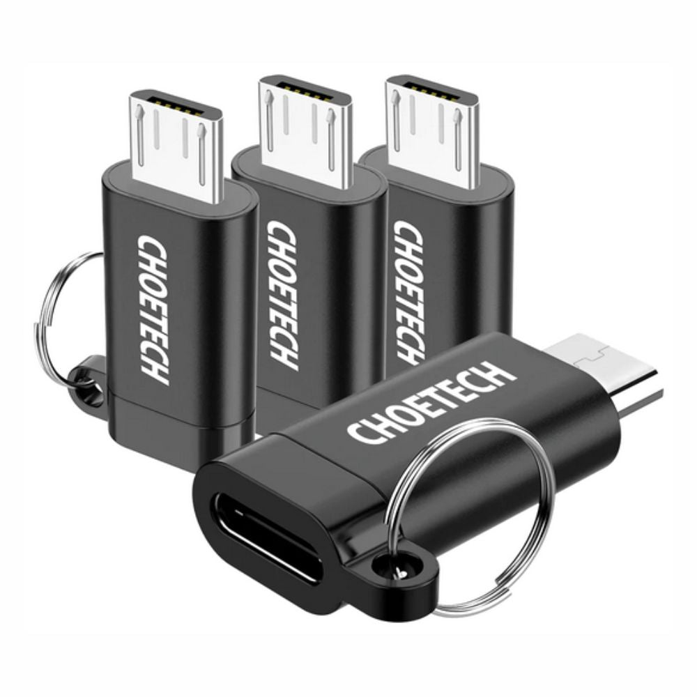Conjunto 4 Adaptadores Usb-C Fêmea / Microusb Macho - Tauu.pt