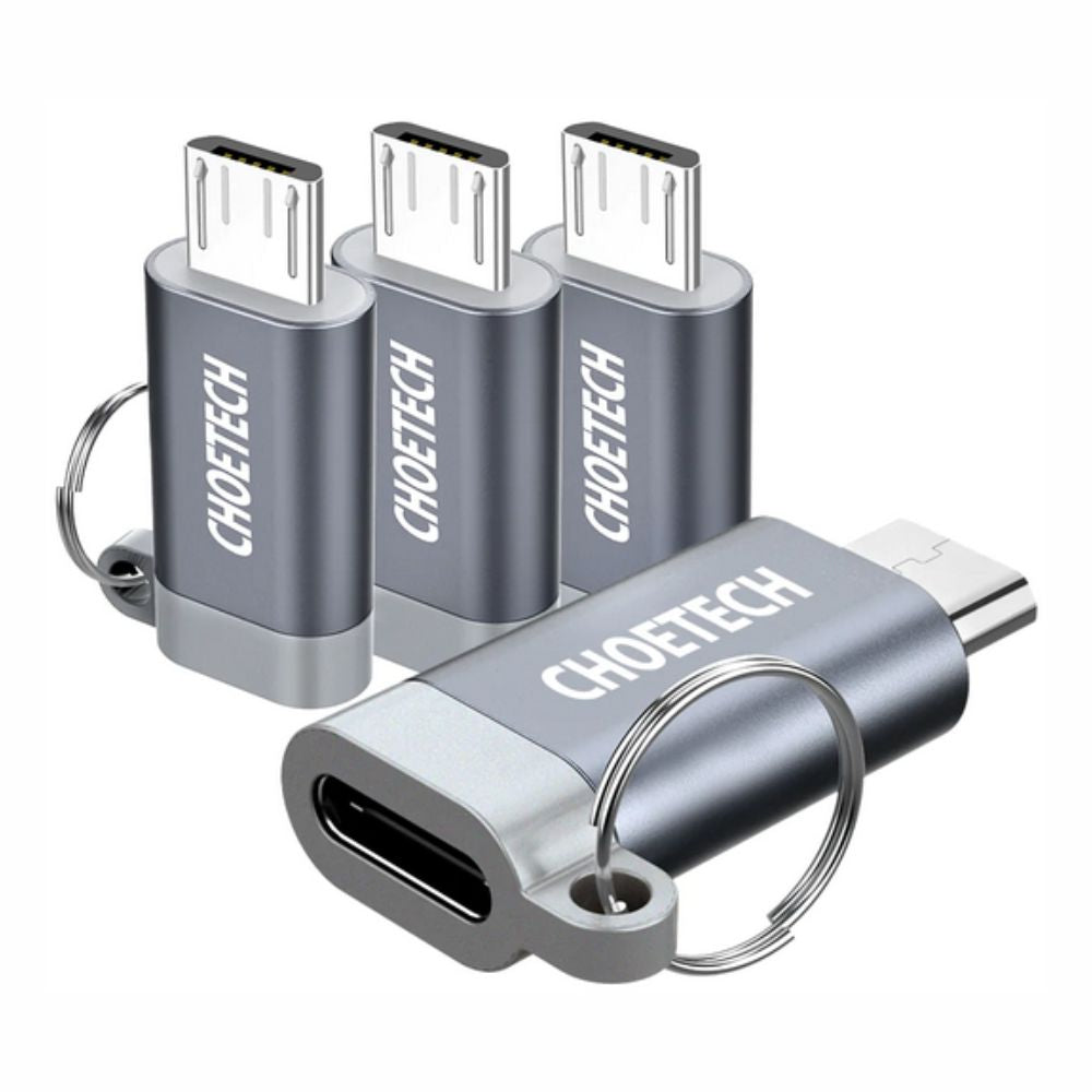 Conjunto 4 Adaptadores Usb-C Fêmea / Microusb Macho - Tauu.pt