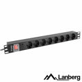 Tomada Elétrica C/ 8 Saídas Interruptor P/ Rack 19" Lanberg - Tauu,pt