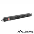 Extensão Elétrica 8Xiec C13 C/Int. C20 2M 19" Lanberg - Tauu.pt