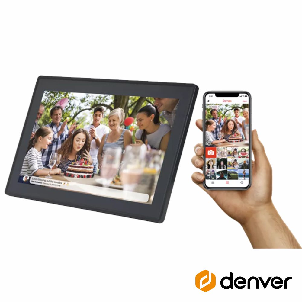 Moldura Digital Wifi Frameo 15,6" Preto Denver - Tauu,pt