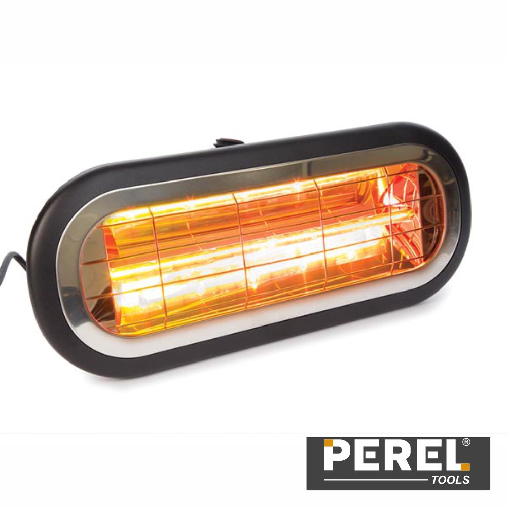 Aquecedor De Pátio P/ Parede 2000W Perel - Tauu.pt