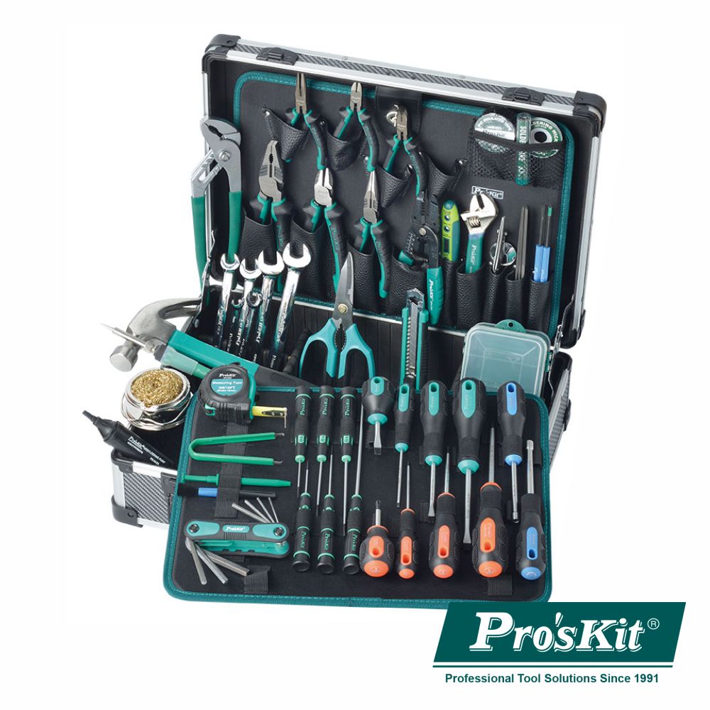 Mala Ferramentas Profissional 65 Peças Proskit - Tauu.pt