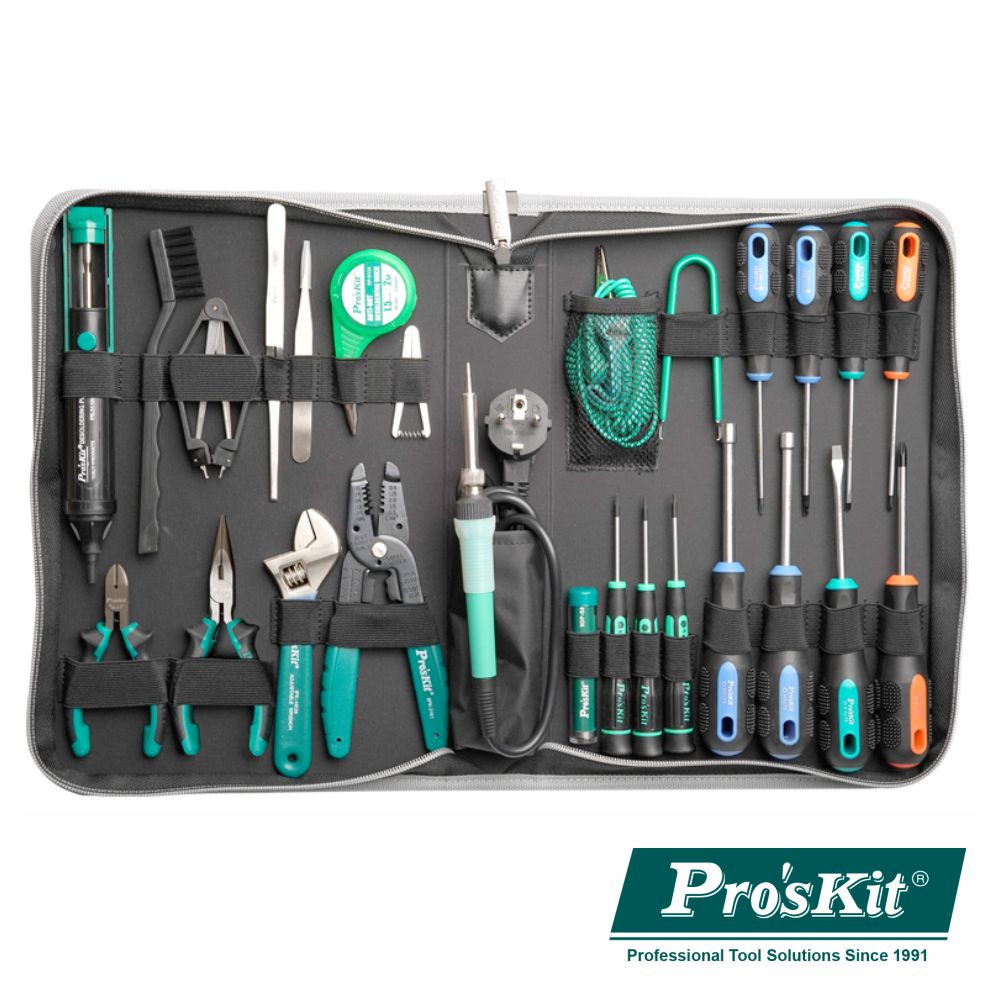 Mala Ferramentas Profissional P/ Pc 28 Peças Proskit - Tauu.pt