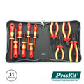 Mala Ferramentas Profissional 11 Peças Isoladas Proskit - Tauu,pt
