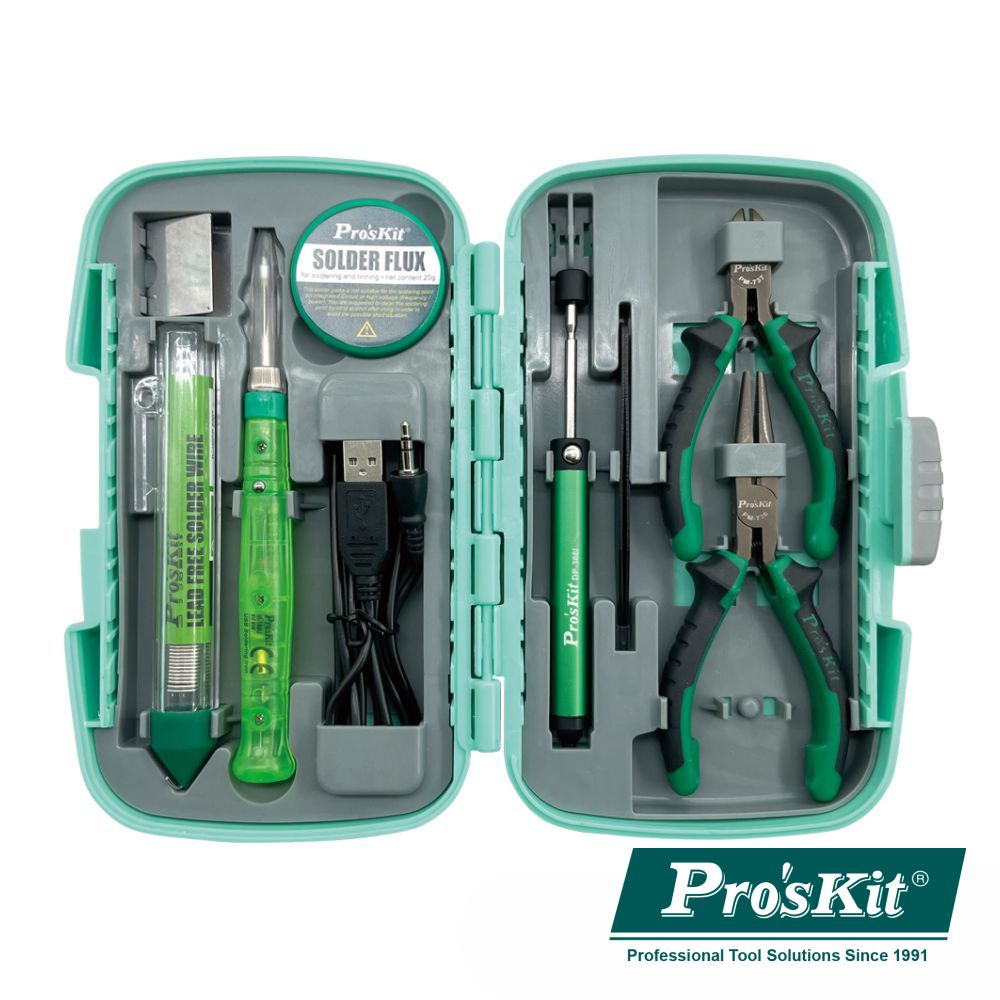 Kit Ferramentas De Soldadura C/ 8 Peças Proskit - Tauu,pt