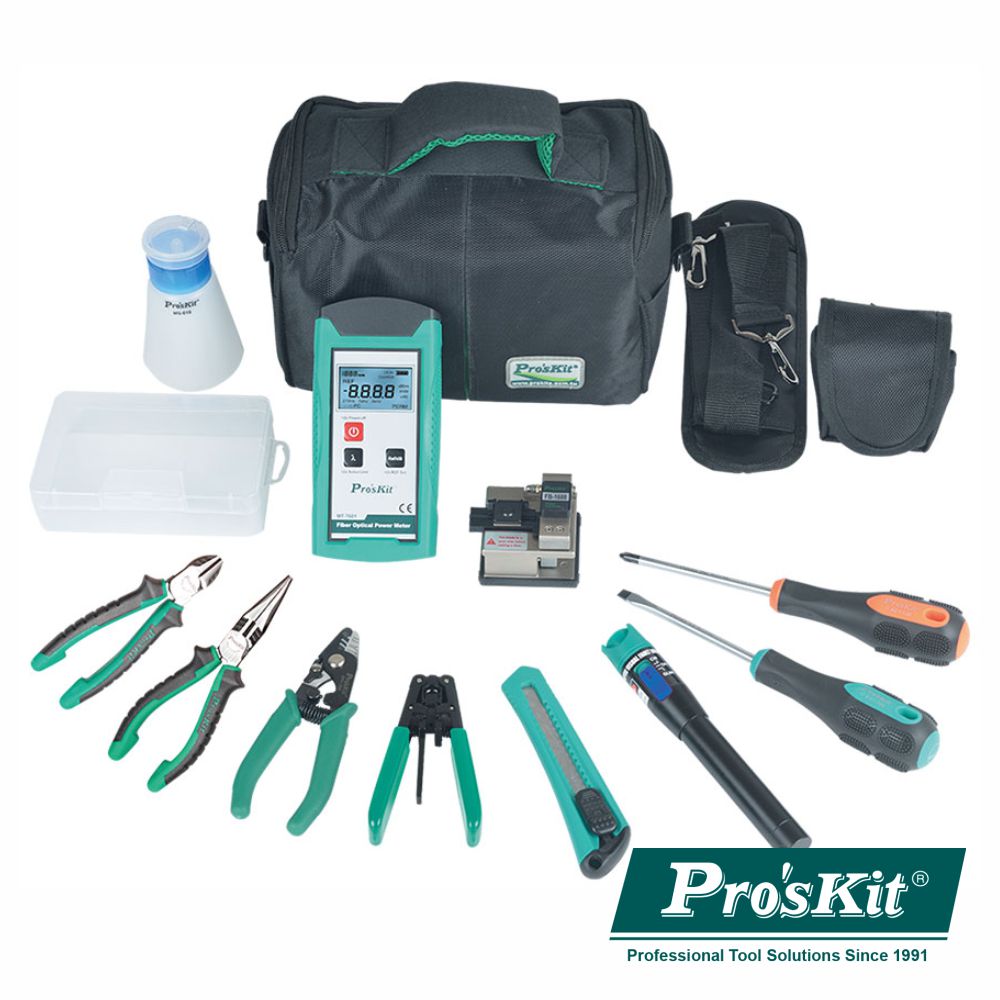 Mala Ferramentas Profissional Fibra Óptica Proskit - Tauu.pt