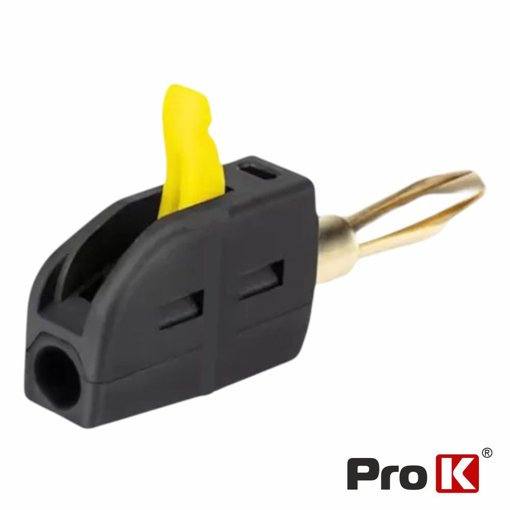 Ficha Banana De 4Mm Com Patilha De Pressão 32A Prok - Tauu.pt
