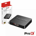 Distribuidor Hdmi Amplificado 1 Entrada 2 Saídas 4K Prok - Tauu,pt