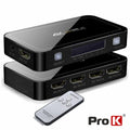 Distribuidor Comutador Hdmi 4 Entradas 1 Saída Pip 4K Prok - Tauu,pt