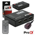 Distribuidor Hdmi Amplificado 5 Entradas 1 Saída Ir Prok - Tauu,pt