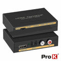 Extrator De Áudio Hdmi->Hdmi+Toslink+Rca Prok - Tauu.pt