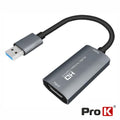 Placa Captura Hdmi Audio E Vídeo P/ Usb 2.0 4K 30Hz Prok - Tauu.pt