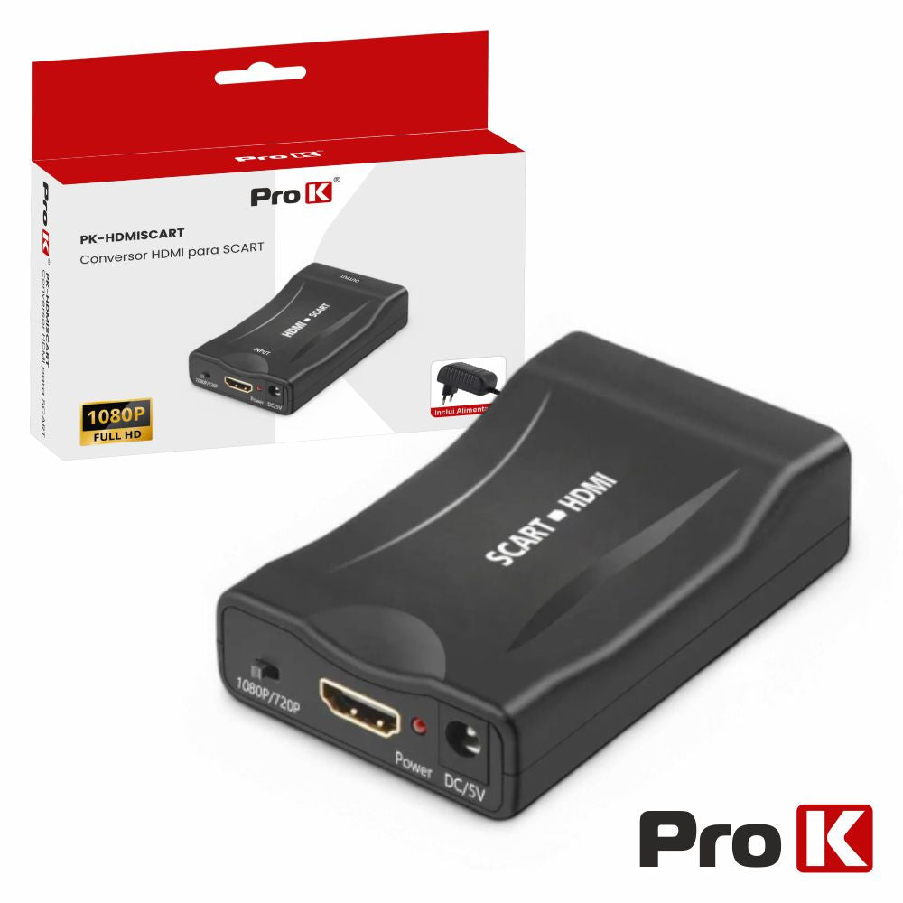Conversor Hdmi/Mhl P/ Scart 720P/1080P Prok - Tauu,pt