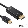 Cabo Mini Displayport Macho / Hdmi Macho 1.8M Prok - Tauu.pt