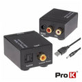 Conversor Audio Toslink-Rca Prok - Tauu.pt