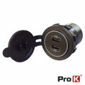 Tomada Dupla Usb-C Pd De Embutir Prok - Tauu.pt