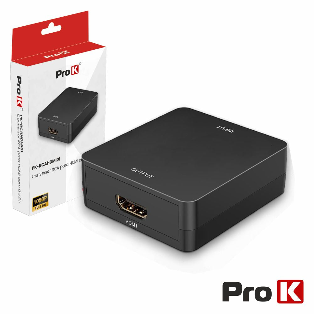 Conversor Sinal Composto + Áudio -> Hdmi Prok - Tauu,pt