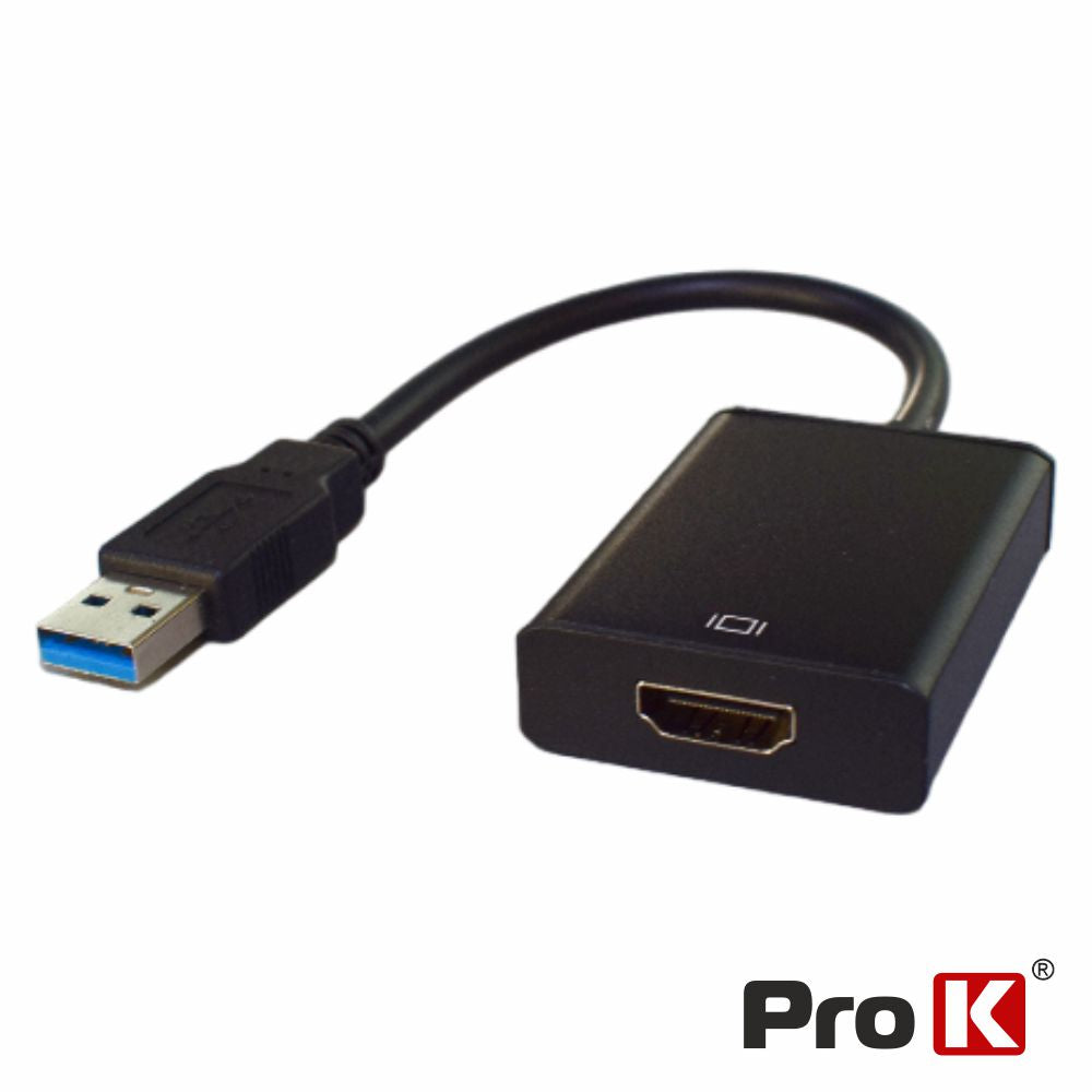 Cabo Adaptador Usb-A 3.0 P/ Hdmi Prok - Tauu.pt