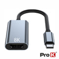 Cabo Adaptador Usb-C Macho / Hdmi Fêmea 8K Prok - Tauu.pt