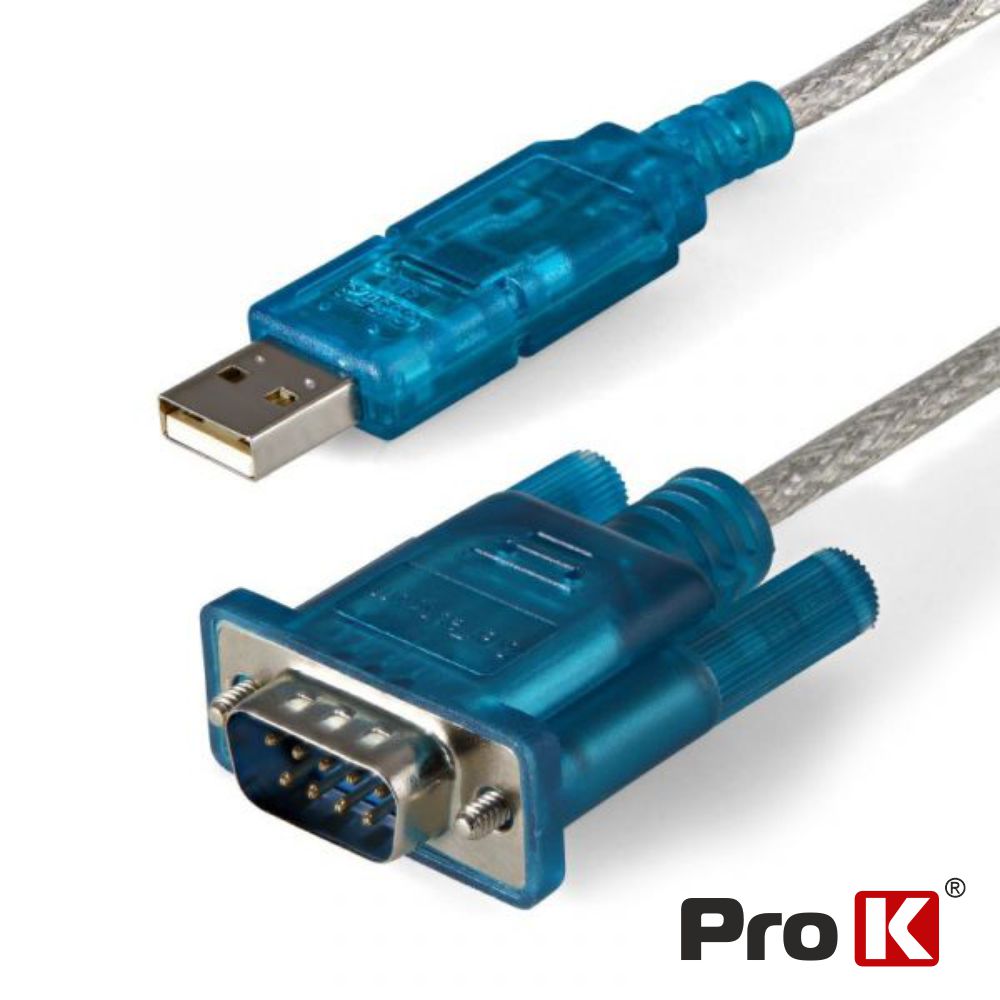 Cabo Adaptador Usb-A / Porta Série Rs232 1M Prok - Tauu,pt
